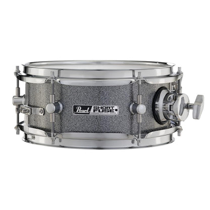 Pearl SFS10/C 10 x 4.5 Inch Short Fuse Snare Drum with Mount - Grindstone Sparkle (SFS10C708)