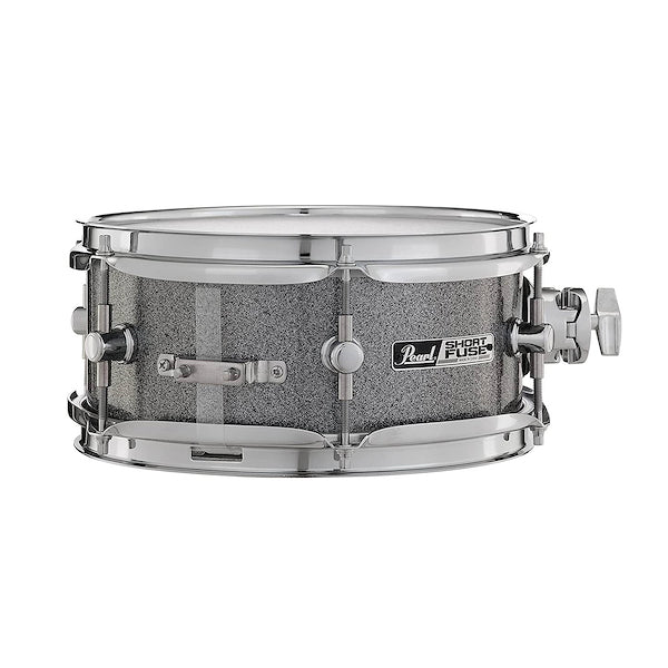 Pearl SFS10/C 10 x 4.5 Inch Short Fuse Snare Drum with Mount - Grindstone Sparkle (SFS10C708)
