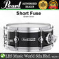 Pearl SFS10/C 10 x 4.5 Inch Short Fuse Snare Drum with Mount - Jet Black (SFS10C31)