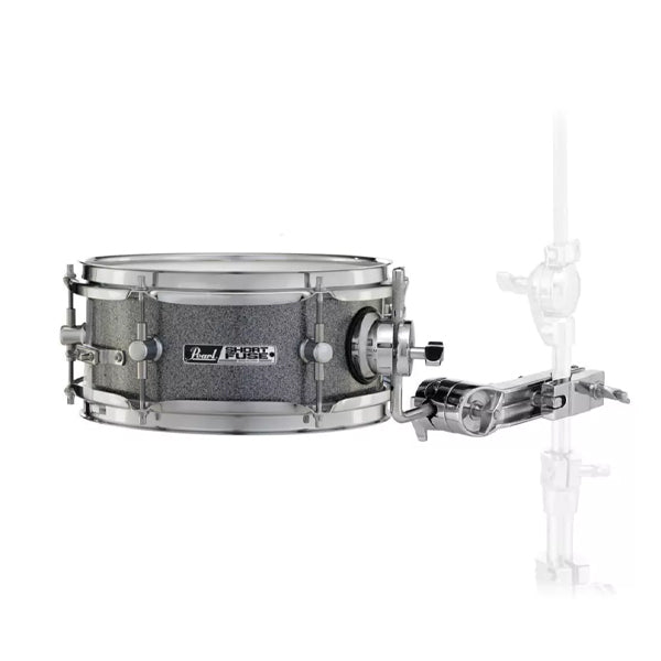 Pearl SFS10/C 10 x 4.5 Inch Short Fuse Snare Drum with Mount - Grindstone Sparkle (SFS10C708)