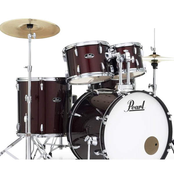 Pearl RS525SB/C Roadshow 5 Pieces Drum Set with Zidjian ZP4PK Cymbal Set (RS525SB Roadshow)