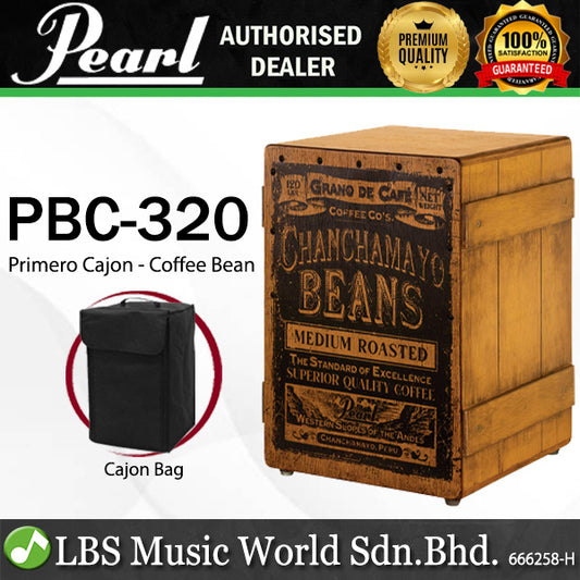 Pearl PBC320 Primero Crate Style Cajon with Bag - Coffee Bean