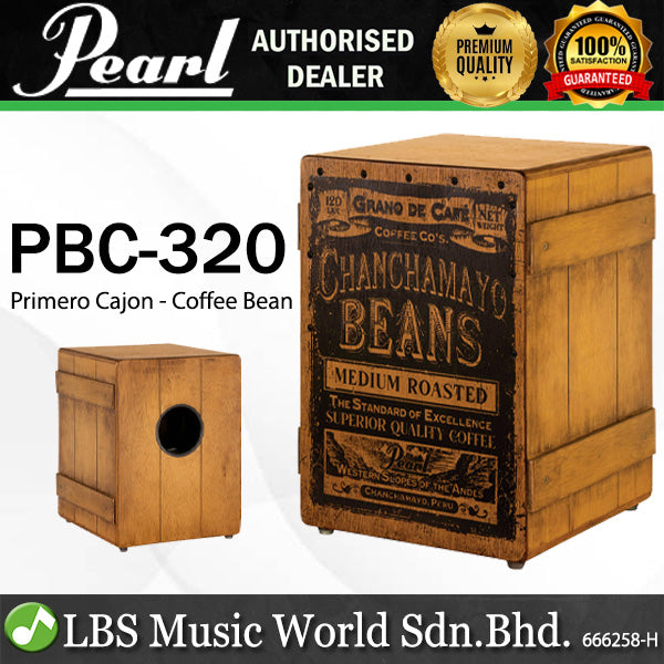Pearl PBC320 Primero Crate Style Cajon with Bag - Coffee Bean