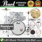 Pearl RS525SB/C Roadshow 5 Pieces Drum Set with Zidjian ZP4PK Cymbal Set (RS525SB Roadshow)