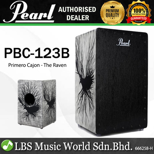 Pearl PBC123B-BR Primero Cajon with Bag - The Raven (PBC123B BR)
