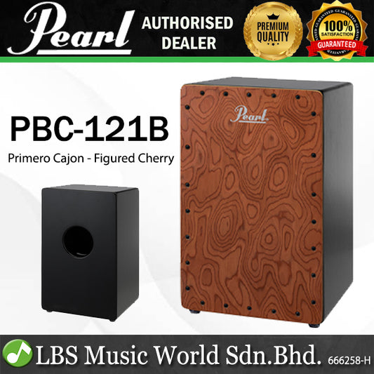 Pearl PBC121B Primero Cajon with Bag - Figured Cherry (PBC121 B)
