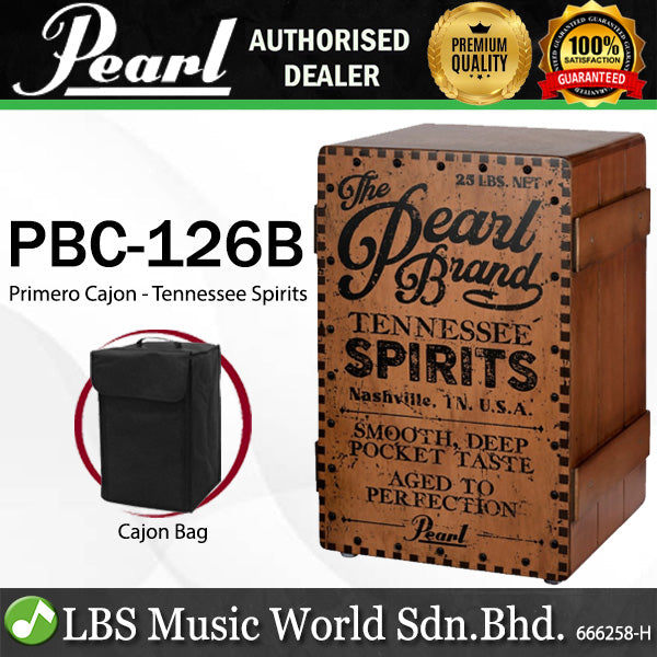 Pearl PBC126B Primero Crate Style Cajon with Bag - Tennessee Spirits