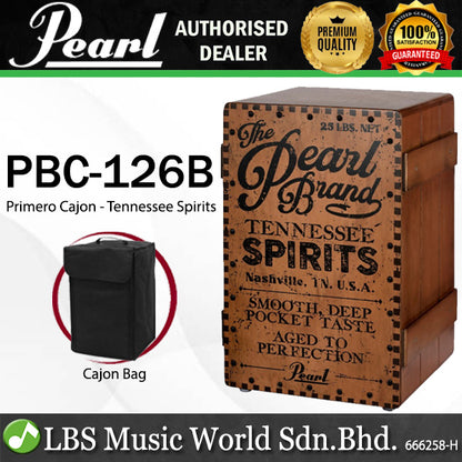 Pearl PBC126B Primero Crate Style Cajon with Bag - Tennessee Spirits