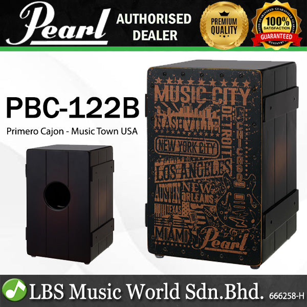 Pearl PBC122B Primero Cajon with Bag - Music Town USA (PBC122 B)