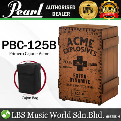 Pearl PBC125B Primero Crate Style Cajon with Bag - Acme (PBC125 B)