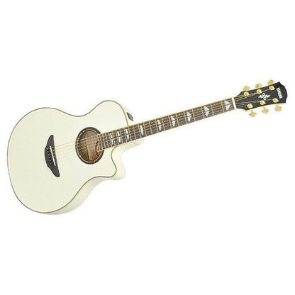 Yamaha APX1000 41" Solid Spruce Top Acoustic Electric Guitar With Pickup Pearl White (APX 1000)