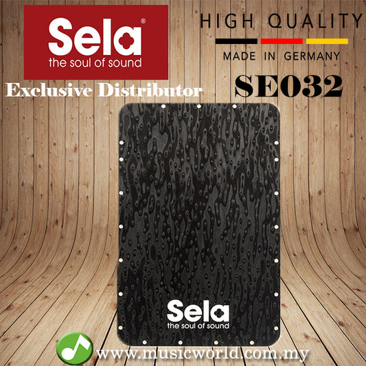Sela SE 032 Black Pearl Splash playing surface CaSela Wave cajon *Surface Only (SE032)