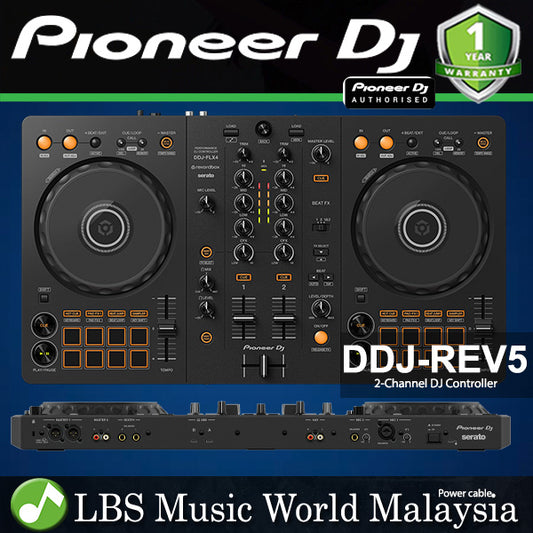 Pioneer DJ DDJ-REV5 Revolutionary Control 2 Channel Scratch Style Performance DJ Controller (DDJREV5 DDJ REV5)