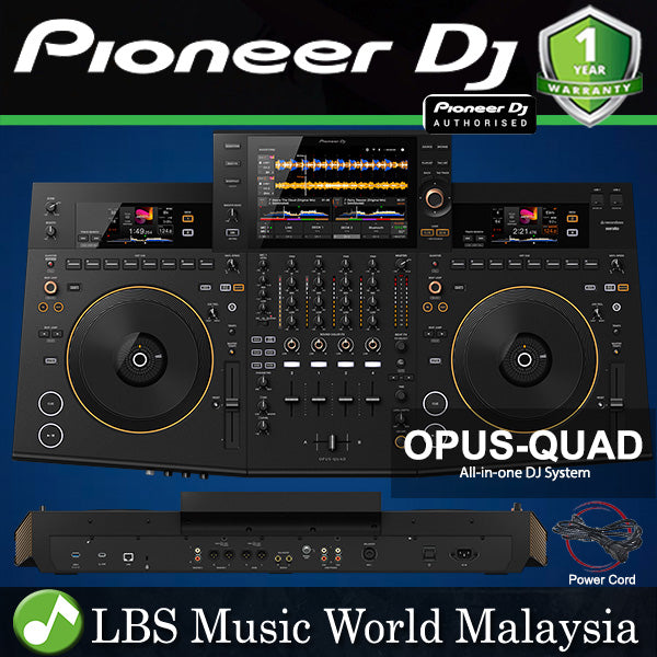 Pioneer DJ OPUS-QUAD 4 Channel Professional All In One DJ System Controller with Bluetooth (OPUS QUAD)