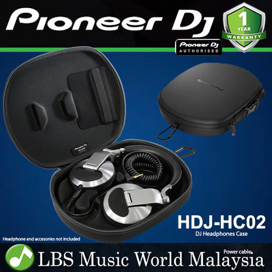 Pioneer DJ HDJ-HC02 DJ Headphones Case with Synthetic Leather Exterior (HDJHC02 HDJ HC02)