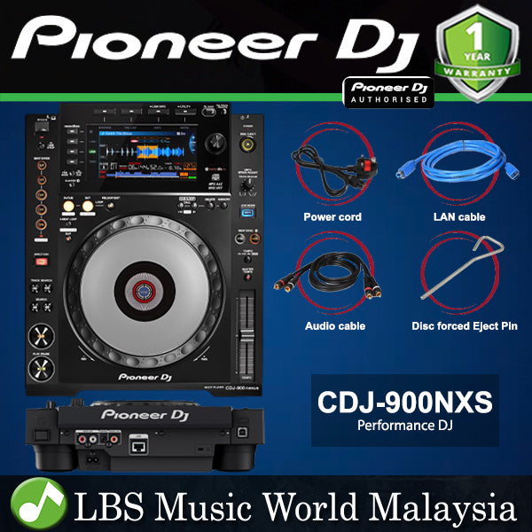 Pioneer DJ CDJ-900NXS Professional DJ Deck CD Media Player With Disc Drive (CDJ900NXS CDJ 900NXS)