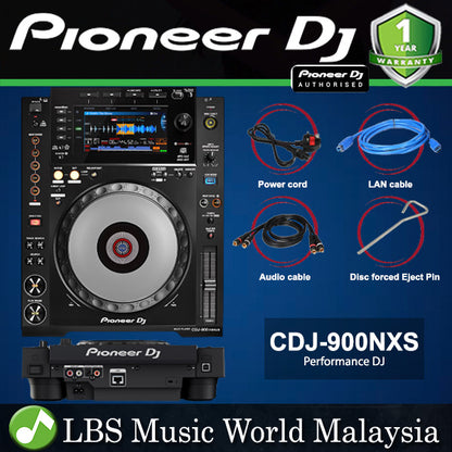 Pioneer DJ CDJ-900NXS Professional DJ Deck CD Media Player With Disc Drive (CDJ900NXS CDJ 900NXS)