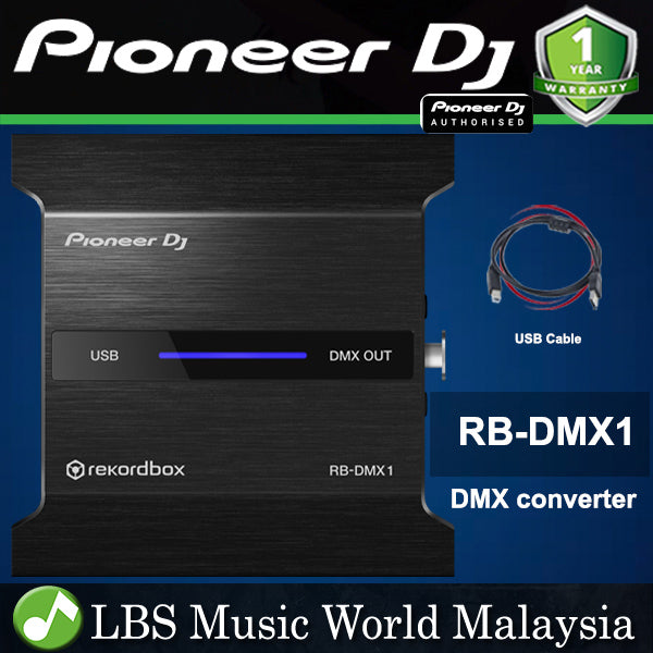 Pioneer DJ RB-DMX1 DMX Converter for Rekordbox USB Compatible with DMX512 Controller (RBDMX1 RB DMX1)