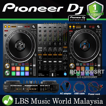 [Discontinued] Pioneer DJ DDJ-1000SRT 4 Channel Performance DJ Controller For Serato DJ Pro (DDJ1000SRT DDJ 1000SRT)