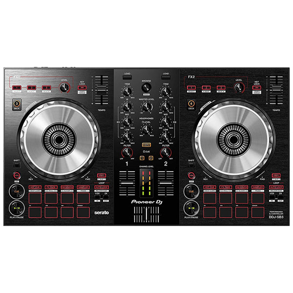 Pioneer DJ DDJ-SB3 2 Deck Serato DJ Controller (DDJSB3 DDJ SB3)