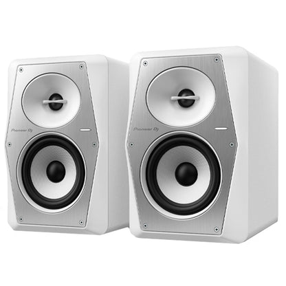 Pioneer DJ VM-50 5.25 Inch Powered Active Studio Monitor Speaker Pair - White (VM50 VM 50)