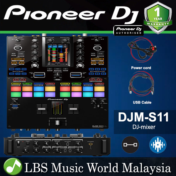 Pioneer DJ DJM-S11 Professional Scratch Style 2 Channel Mixer For Serato DJ (DJMS11 DJM S11)