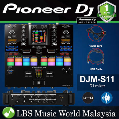 Pioneer DJ DJM-S11 Professional Scratch Style 2 Channel Mixer For Serato DJ (DJMS11 DJM S11)