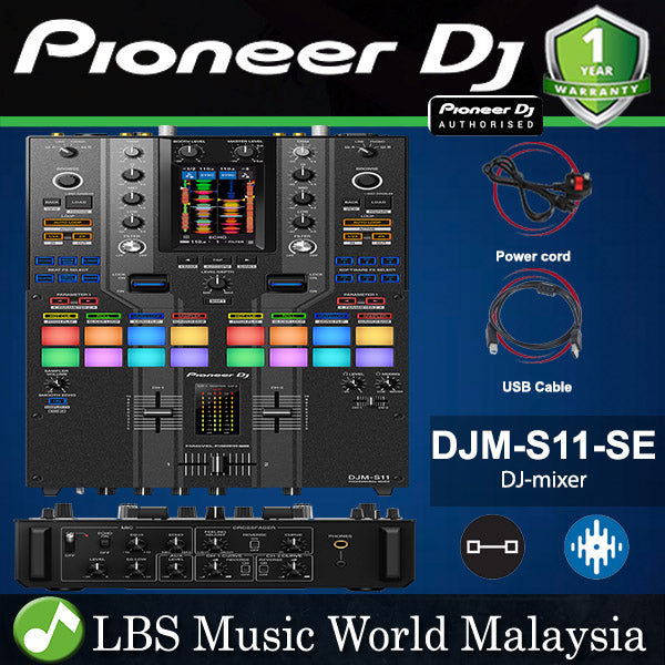 Pioneer DJ DJM-S11-SE Professional Scratch Style 2-Channel Mixer for Serato DJ ( DJMS11SE  DJM S11 SE)