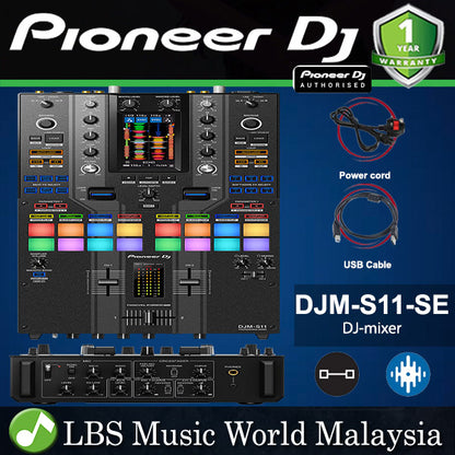 Pioneer DJ DJM-S11-SE Professional Scratch Style 2-Channel Mixer for Serato DJ ( DJMS11SE  DJM S11 SE)