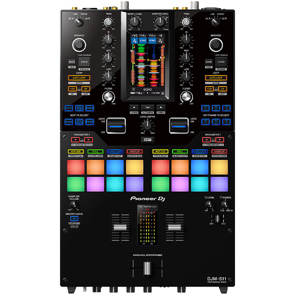 Pioneer DJ DJM-S11 Professional Scratch Style 2 Channel Mixer For Serato DJ (DJMS11 DJM S11)
