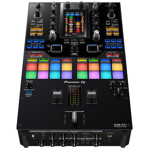 Pioneer DJ DJM-S11 Professional Scratch Style 2 Channel Mixer For Serato DJ (DJMS11 DJM S11)
