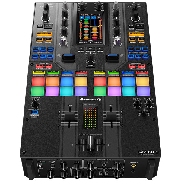 Pioneer DJ DJM-S11-SE Professional Scratch Style 2-Channel Mixer for Serato DJ ( DJMS11SE  DJM S11 SE)
