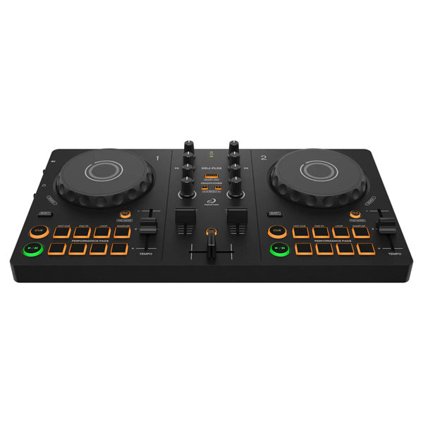 Pioneer DJ DDJ-FLX2 2 Channel DJ Controller Lightweight Suitable for Beginner and Professional (DDJFLX2 DDJ FLX2)