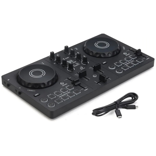 Pioneer DJ DDJ-FLX2 2 Channel DJ Controller Lightweight Suitable for Beginner and Professional (DDJFLX2 DDJ FLX2)