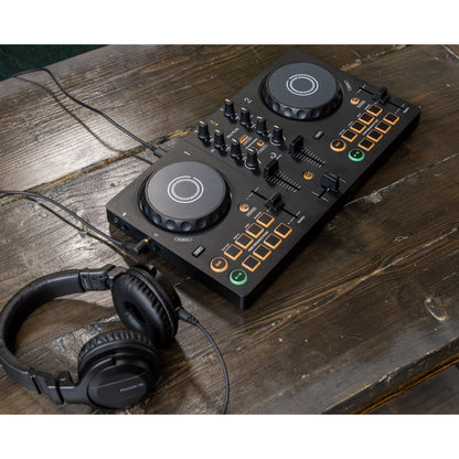 Pioneer DJ DDJ-FLX2 2 Channel DJ Controller Lightweight Suitable for Beginner and Professional (DDJFLX2 DDJ FLX2)