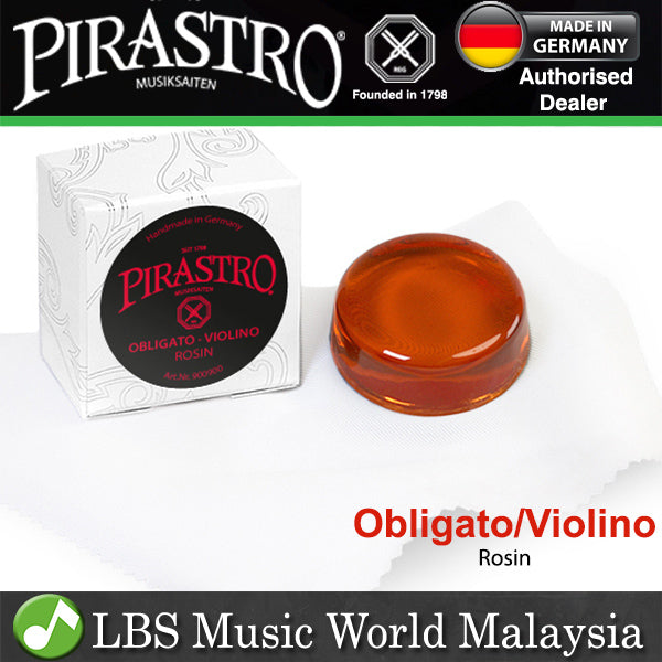 Pirastro 900900 SX Obligato Violino Pirazzi Rosin for Violin Viola Cello and Double Bass