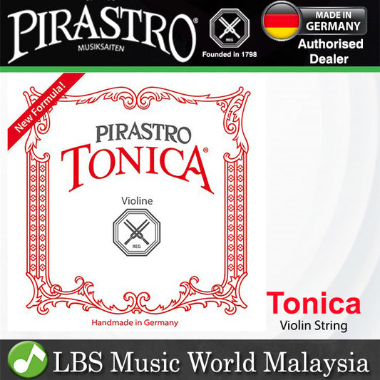 Pirastro 412021 Tonica Violin Set String - Medium Gauge Ball End  (E-Ball Mittel Envelope)