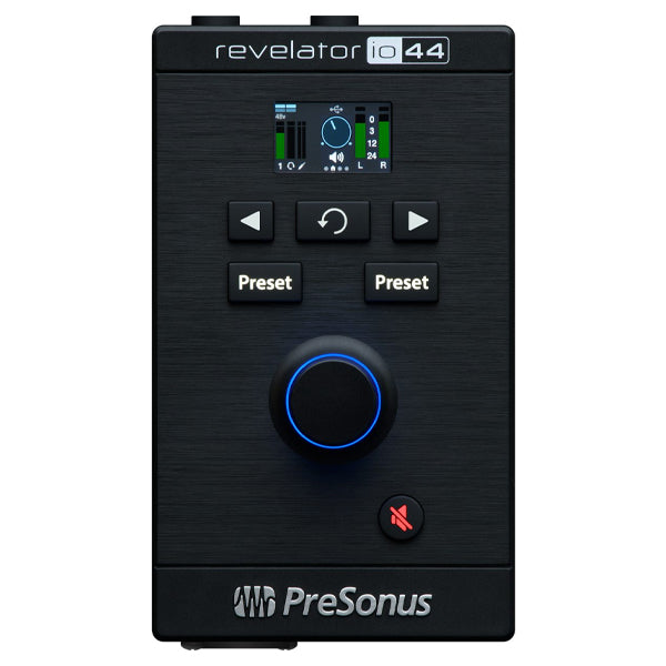 PreSonus Revelator io44 4X4 USB C Audio Interface for Recording and Broadcast Studio (io 44)