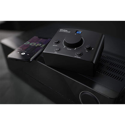 Presonus Microstation BT 2.1 Monitor Controller With Bluetooth, Volume Knob, and Mute Sub Bypass Button (Micro Station)