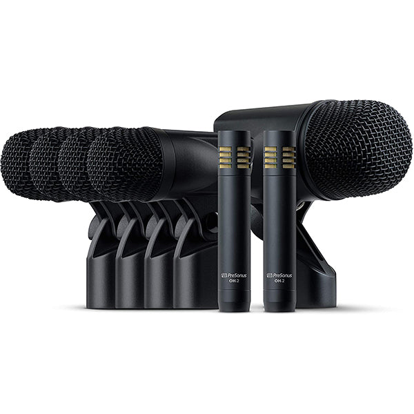 PreSonus DM-7 7 Piece Drum Microphone Set for Recording and Live Sound (DM7 DM 7)