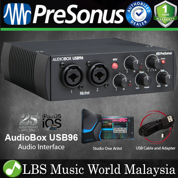 PreSonus AudioBox USB 96 Audio Interface Anniversary Edition(Audio Box USB96)