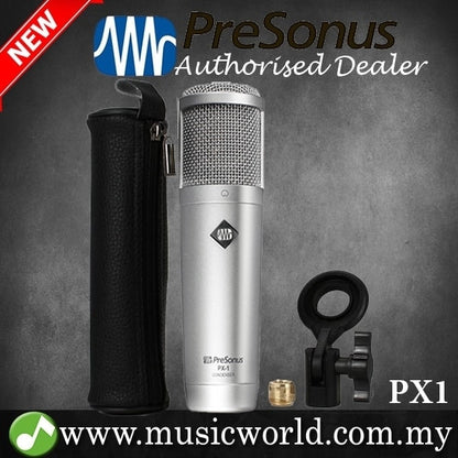Presonus PX-1 Cardiod Condenser Large Diaphragm Mic Microphone Silver (PX1 PX 1)