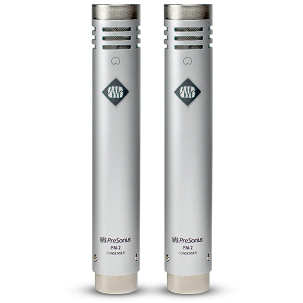 Presonus PM-2 Small Diaphragm Cardiod Condenser Mic Microphone Matched Pair (PM2 PM 2)