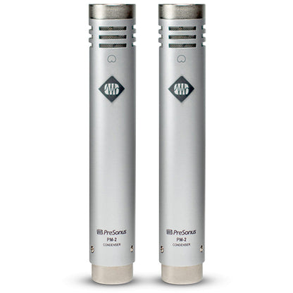 Presonus PM-2 Small Diaphragm Cardiod Condenser Mic Microphone Matched Pair (PM2 PM 2)