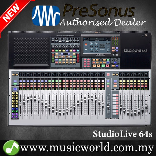 Presonus StudioLive 64S 64 Channel Digital Mixer with 32 Mic Preamps and USB Audio Interface