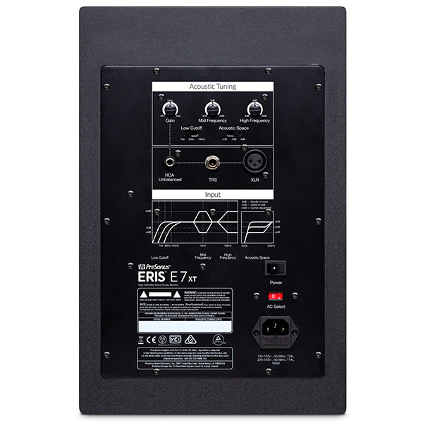 PreSonus Eris E7XT 6.5 inch Powered Studio Monitor Speaker with Woven Composite (E7 XT)