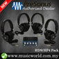 Presonus HD9/HP4 Pack Headphone Monitoring Bundle with HD9 Headphone and HP4 Amp Amplifier (HD9 HP4)