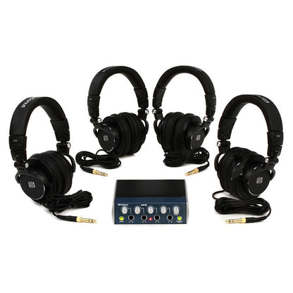 Presonus HD9/HP4 Pack Headphone Monitoring Bundle with HD9 Headphone and HP4 Amp Amplifier (HD9 HP4)