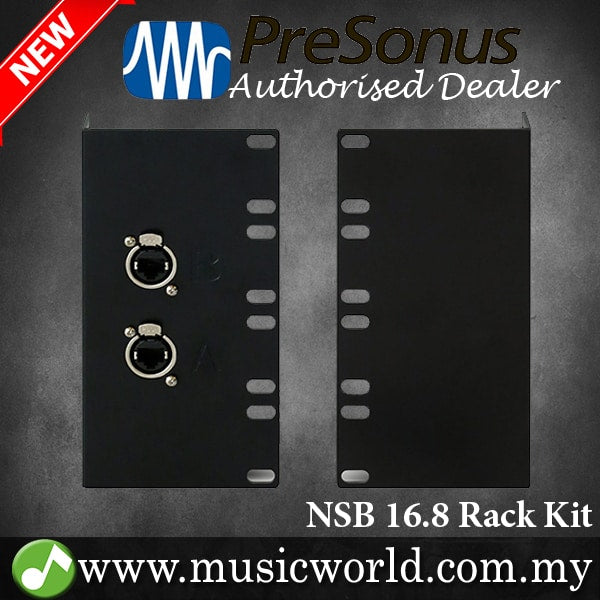 Presonus NSB 16.8 Rackmount Rack Ear Kit for Presonus NSB 16.8 Stagebox Black