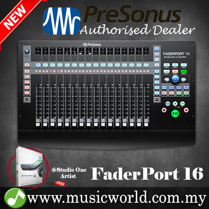 PreSonus Faderport 16 Production USB Midi Controller 16 Touch-sensitive Motorized Faders